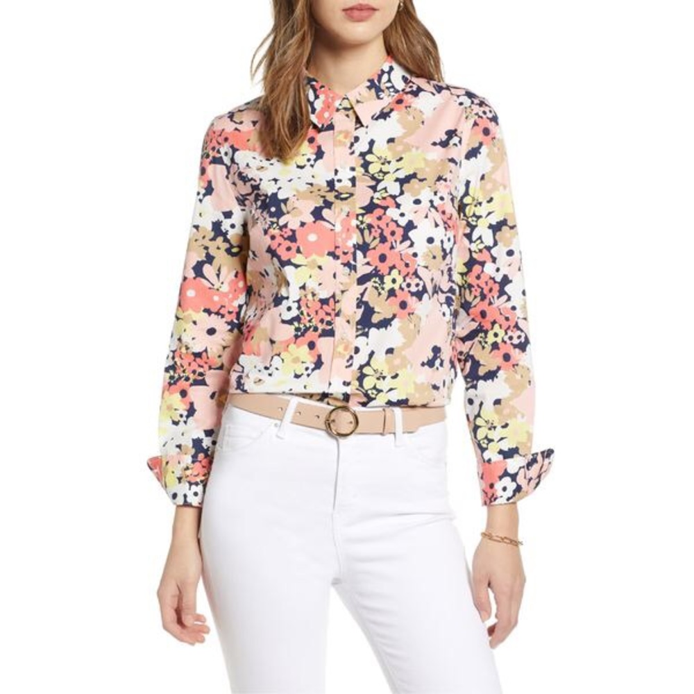 1901 Floral Blouse Sz XL NWT